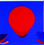 Orange & Blue Space Painting by Sir Terry Frost RA