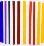 Blue and Lemon Painting by Sir Terry Frost RA