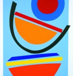 Swing Blue Painting by Sir Terry Frost RA